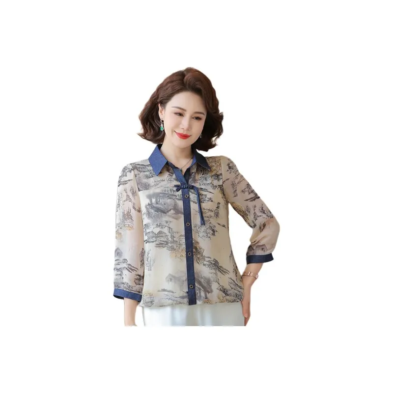 PIERRE CARDIN Chiffon Shirt Women's-0