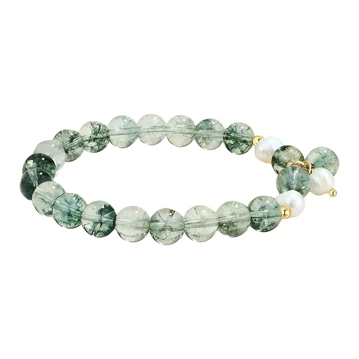 AJIDOU Natural Green Ghost Bracelets Unisex-1