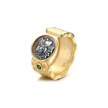 Quarqor S925 Silver Rings Unisex