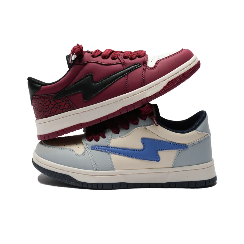T628 Slip Resistant, Lightweight, And Breathable Low Top Skateboard Shoes Unisex-50