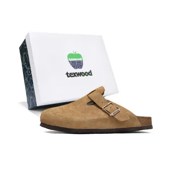 TEXWOOD Quiet, Odor Resistant, Slip Resistant Closed Toe Slippers Unisex Box