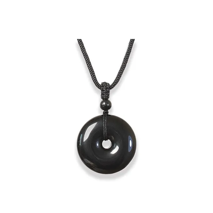 Datang Guoding Obsidian Jade Necklaces Women's-2