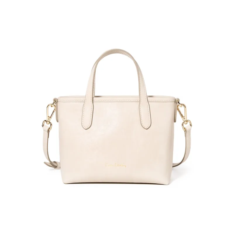PIERRE CARDIN Cow Leather Shoulder Bag, Handbag, Crossbody Bag Regular Women's Black/Beige/Coffee-5