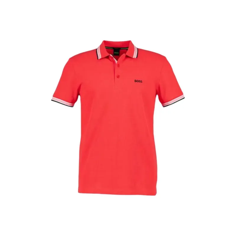 HUGO BOSS Polo Shirts Men Red-0