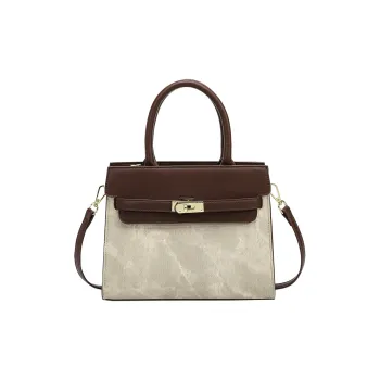 H YXIANG Microfiber Synthetic Leather Kelly Bag, Shoulder Bag, Crossbody Bag, Handbag Women's Green