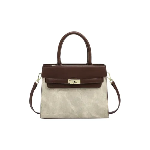 H YXIANG Microfiber Synthetic Leather Kelly Bag, Shoulder Bag, Crossbody Bag, Handbag Women's Kid