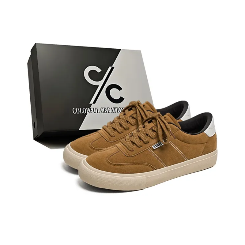 Colorful Creations Slip Resistant, Abrasion Resistant, Lightweight, Height Increasing Low Top Skateboard Shoes Men's-6