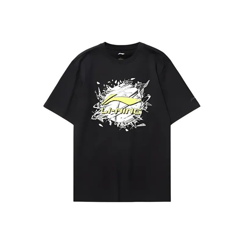 LiNing Sports Life Collection T Shirt Men's Black-0