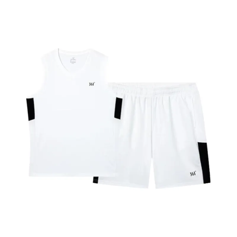 361° Basketball Collection Basketball Suit Men's Raw White-0