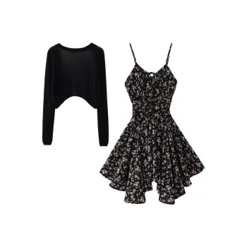 Mu Xiao Xin Two Piece Skirt Sets Women's