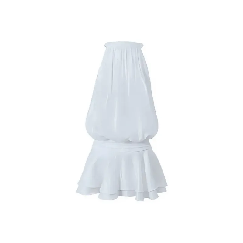 XUANSHU Slip Dresses Women's Blue-2