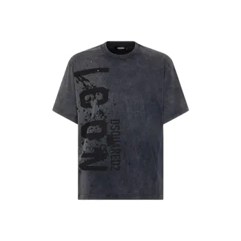 DSQUARED 2 Icon Printed Crewneck T Shirt