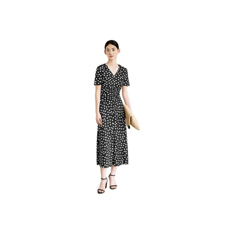 Yiner Short Sleeved Dress Women's-0
