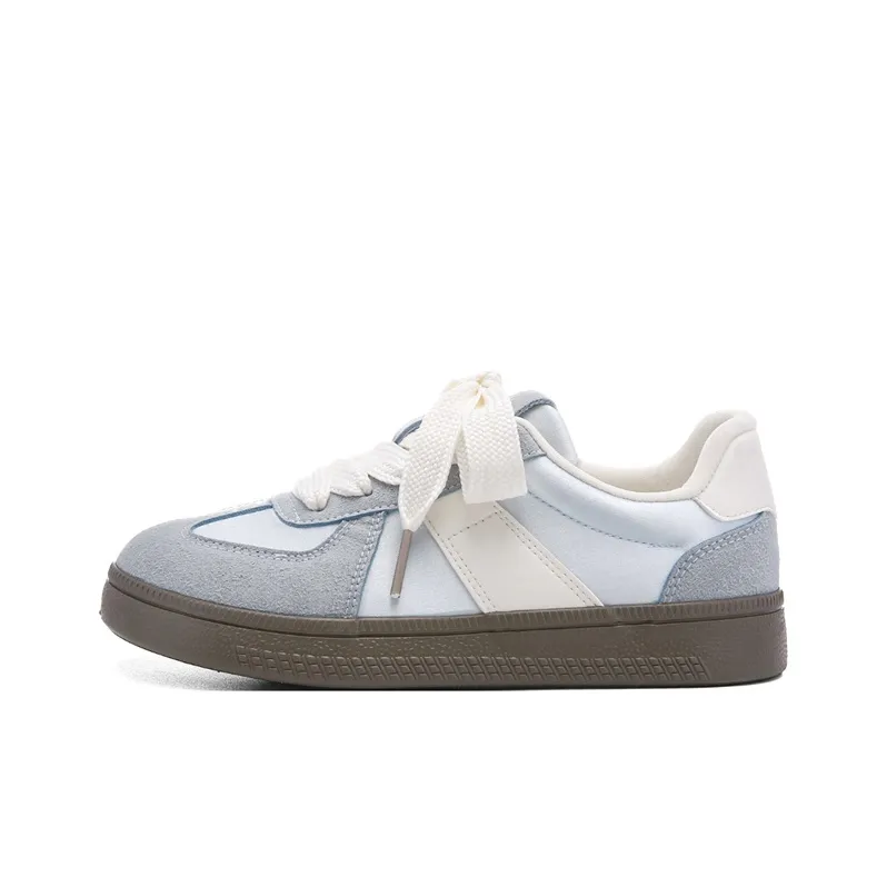 Ordifen Low Top Skateboard Shoes Women's Light Blue-0