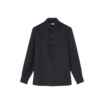 Loro Piana Polo Shirt Men's Marine Blue