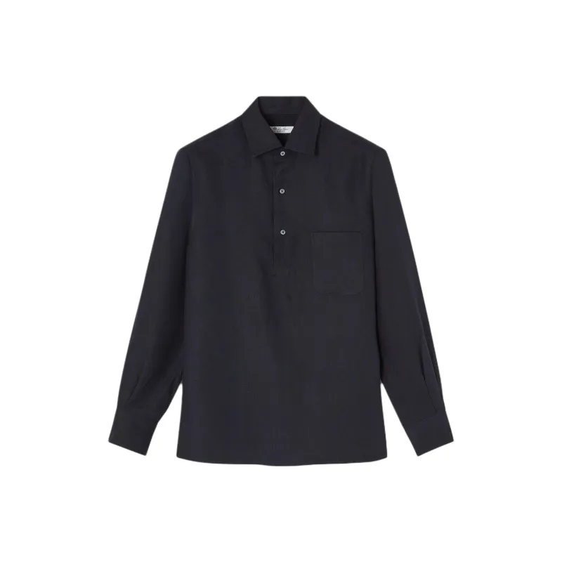 Loro Piana Polo Shirt Men's Marine Blue-0