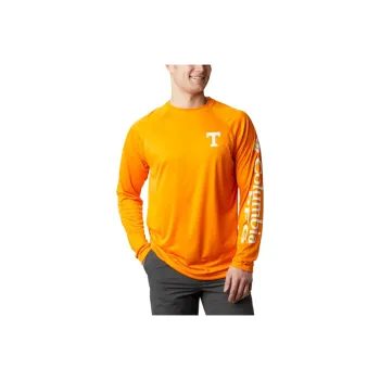 Columbia Collegiate PFGPFG Terminal Tackle Shirt Men's Orange Yellow