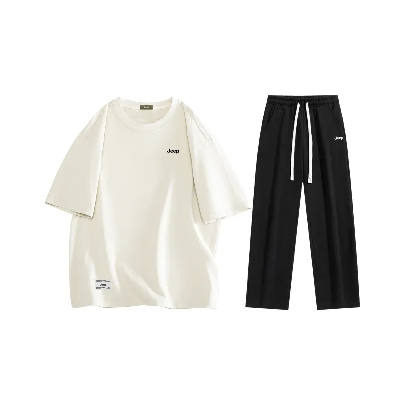 Jeep Casual Sportswear Unisex 2 Piece Set-11