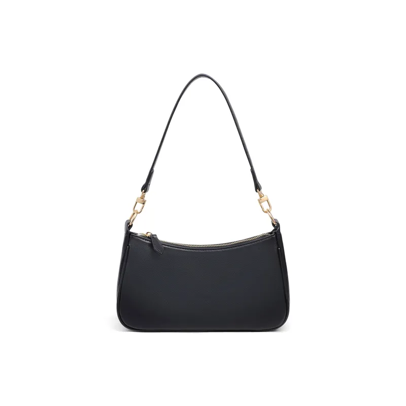 PT'SON Synthetic Leather Baguette Bag Shoulder Bag Regular Women's White-13