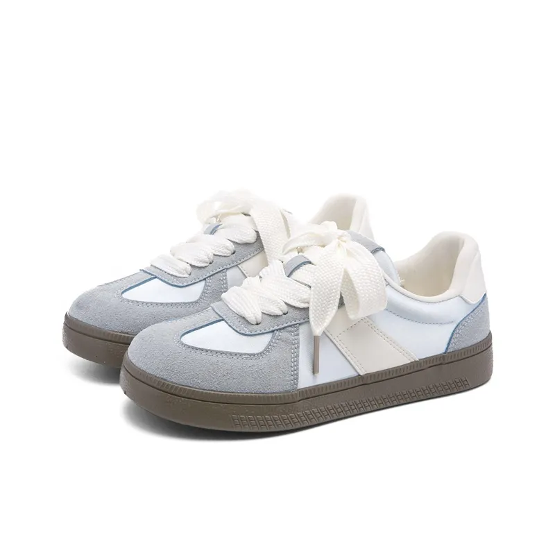 Ordifen Low Top Skateboard Shoes Women's Light Blue-1