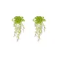 Milk White, Silver Earring Post 1 Pair
