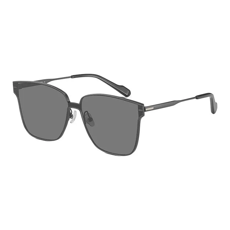 MUJOSH Plate And Metal Irregular Shape Sun Protection Sun Protection UV Protection Sunglass Unisex Multicolor-0