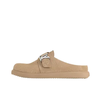 LOUIS VUITTON Easy Closed Toe Slippers Men's Brown