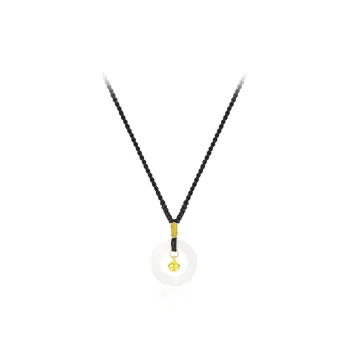FBRUE White Jade Bodhi Necklaces Unisex
