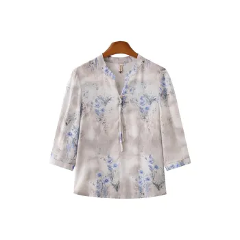 PIERRE CARDIN Chiffon Shirt Women's
