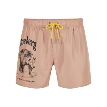 Iceberg SS25 Swimming Shorts Men's Pink