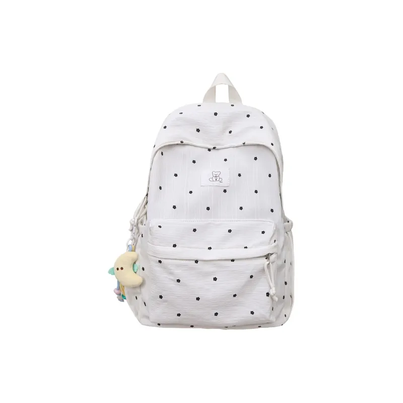Wolfhorse Nylon Backpack Women's Black/White-7