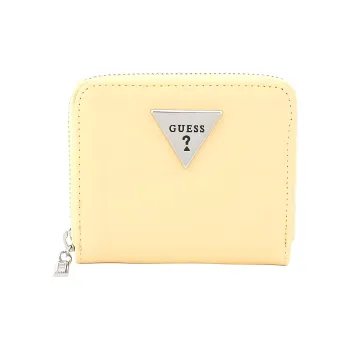 GUESS Polyvinyl Chloride Wallet Small Size Women's Yellow