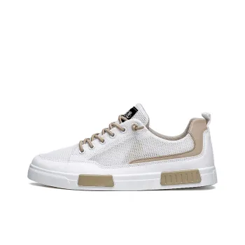 Jinho Skateboard Shoes Men Low Top Silver/Gold/Blue
