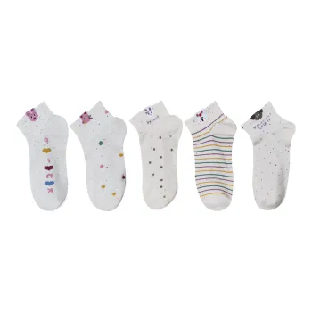 Mulong Family Ankle Socks Women's 5 Pack