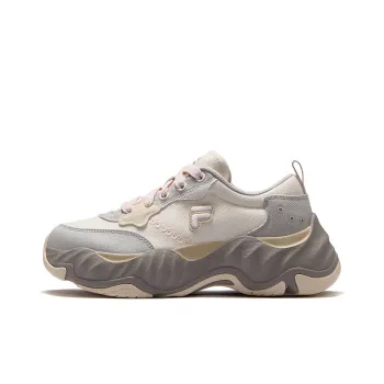 FILA FUSION STARFISH II Low Top Canvas Shoes Women's Cream Ivory Gray