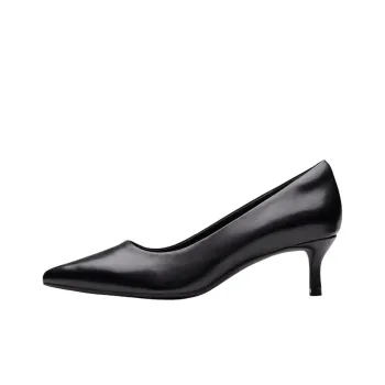 Clarks Zarey Court Slim Heel High Heels 5.5cm Women's Black