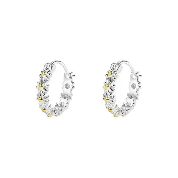 AFN 925 Sterling Silver Earrings Women's