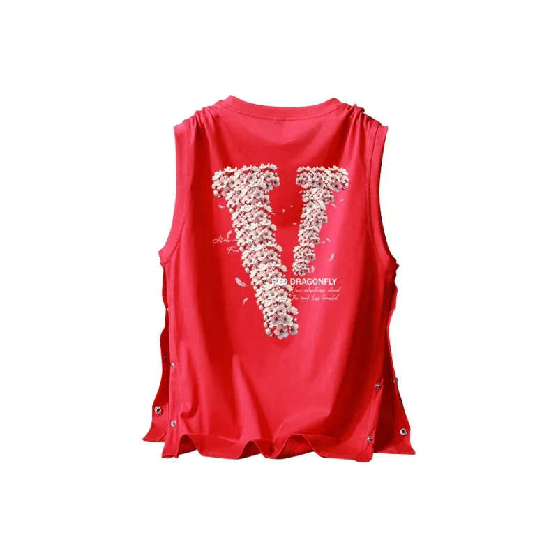 RED DRAGONFLY Tank Tops Unisex-8