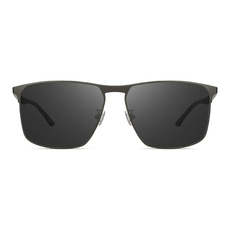 CAPONI Metal Carbon Fiber Square Sunglasses Unisex-1