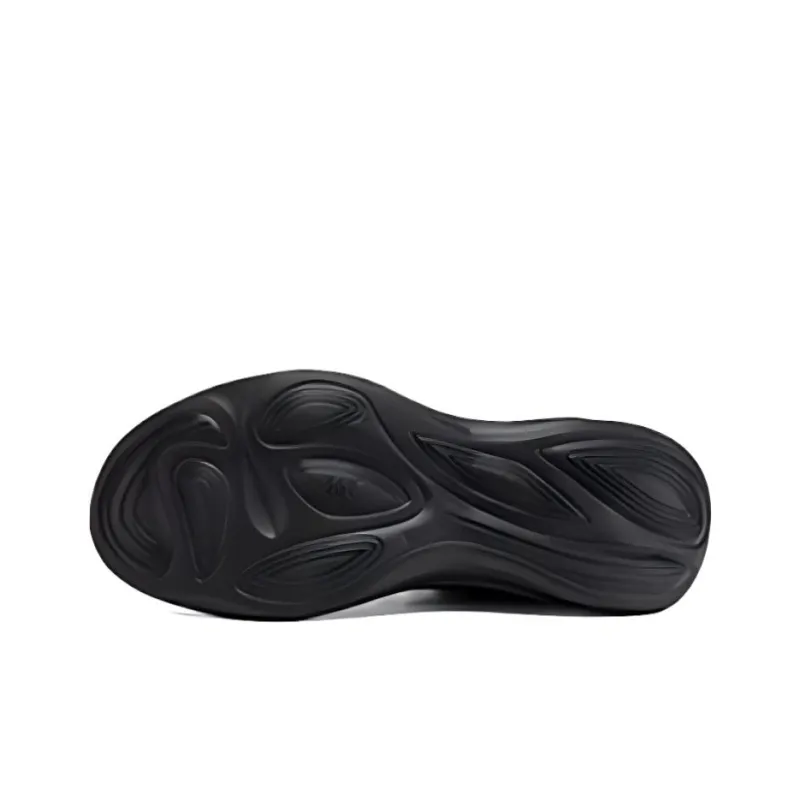 361° Anti Slip Wear Resistant Low Top Running Shoes Men's Black-3