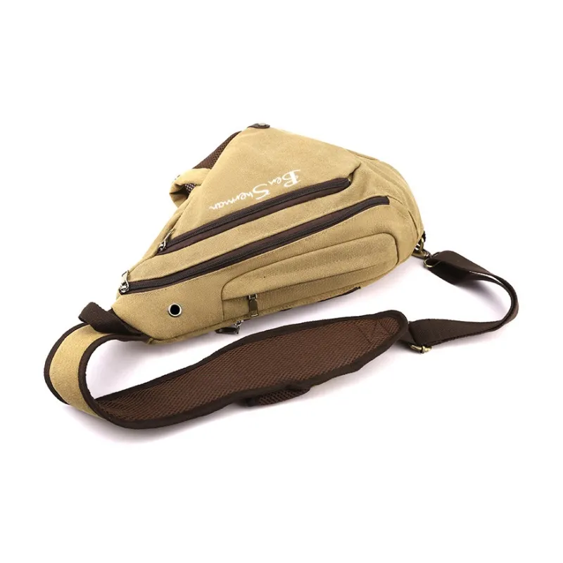 BEN SHERMAN Canvas Bag One Shoulder Sling Bag Unisex Multicolor-6