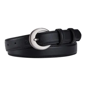 ROBINHOOD Cow Split Leather Belts Women's Width 2.5cm