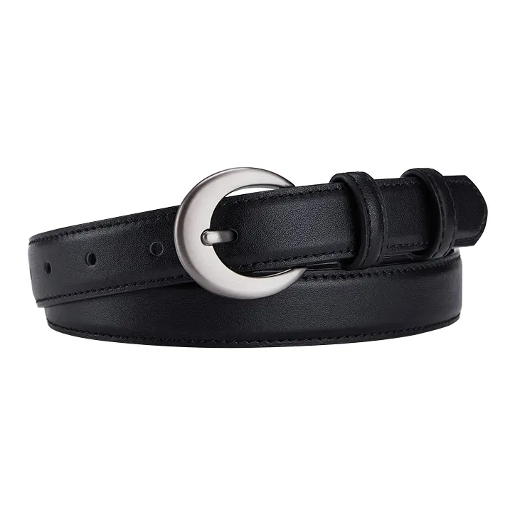 ROBINHOOD Cow Split Leather Belts Women's Width 2.5cm-0