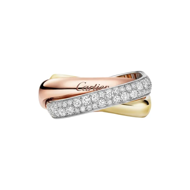 CARTIER Diamond Rings Women's Multicolor-1
