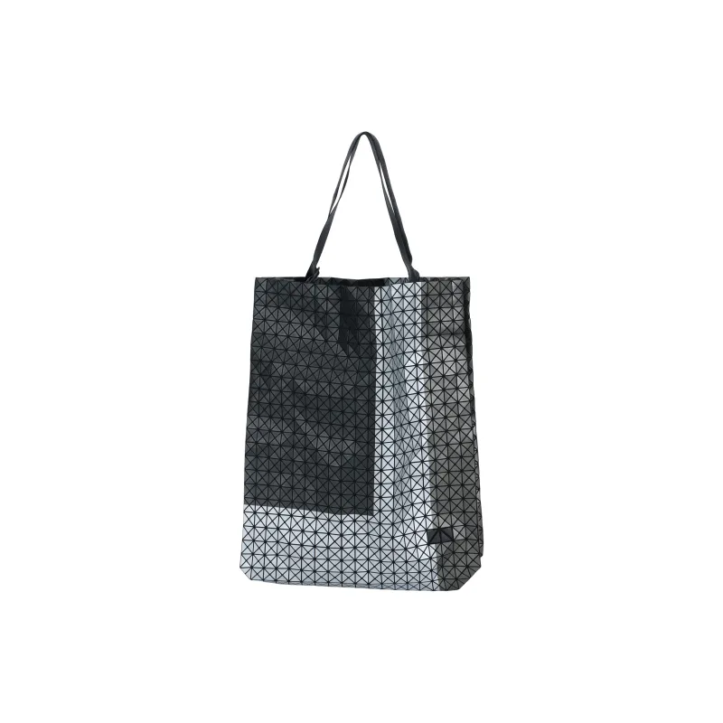 ISSEY MIYAKE Polyurethane Print Tote Bag, Shopping Bag, Shoulder Bag, Handbag Unisex Bronze Mixed-0