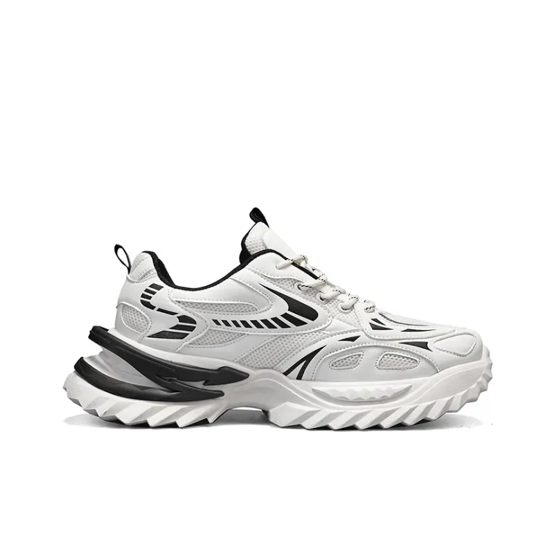 SUPEREDGE Anti Slip Wear Resistant Low Top Chunky Sneakers Men's-6