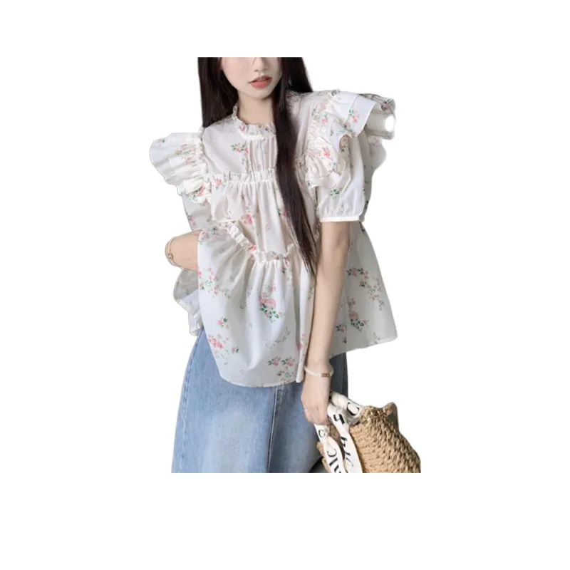 Mu Xiao Xin Shirts Women's Pink-1