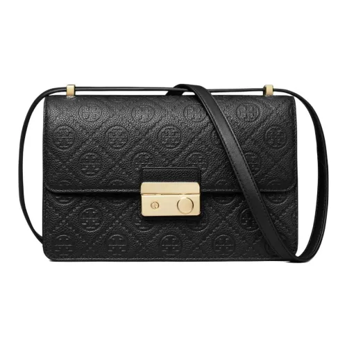 TORY BURCH Leather Shoulder Bag Women's Black