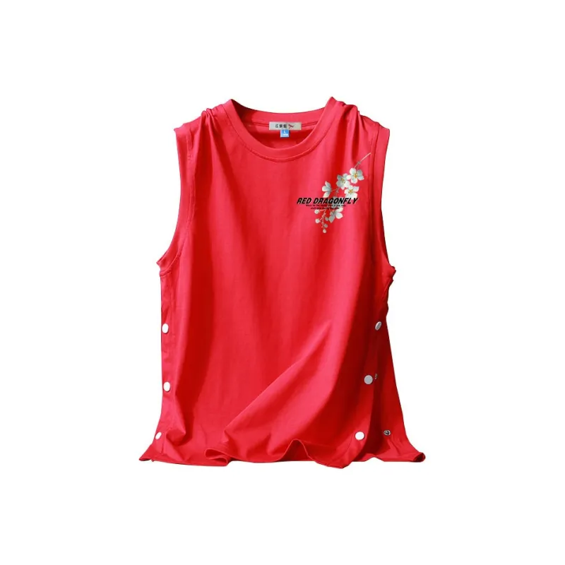 RED DRAGONFLY Tank Tops Unisex-8