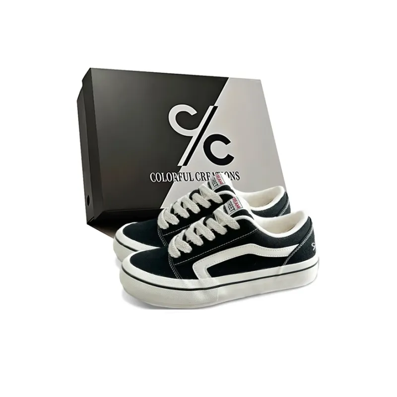 Colorful Creations Slip Resistant, Abrasion Resistant, Lightweight, Breathable Low Top Skateboard Shoes Men's-4